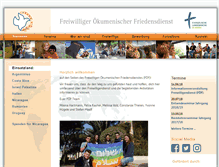 Tablet Screenshot of freiwillige-vor.org